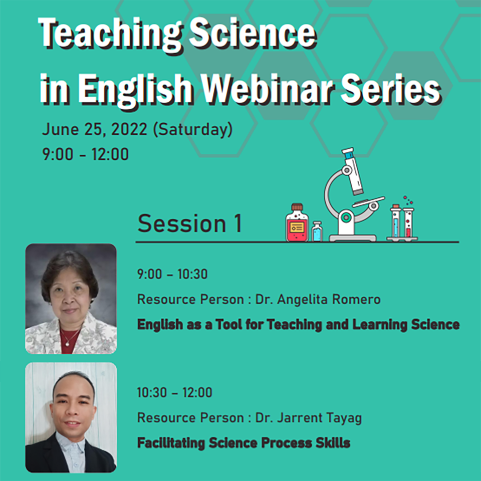 國立臺北教育大學辦理「Teaching Science in English」教師增能講座
